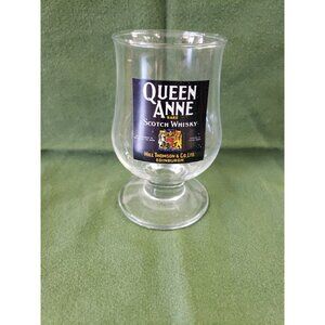Queen Anne Scotch Whiskey Snifter Glass With Hill Thompson & Co Branding Logo